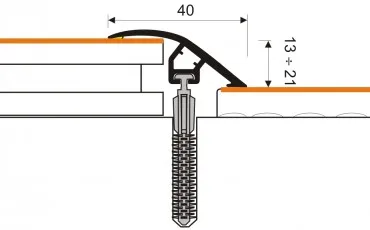 Profil pentru podea D-PS400-0E-200  Fag thumb-image