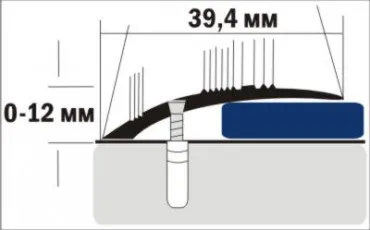 Profil pentru podea C4 KE 90  Aur thumb-image