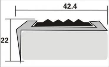 Profil pentru podea D01 RE 180  Bronz thumb-image