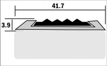 Profil pentru podea D15 KE 90  Aur thumb-image