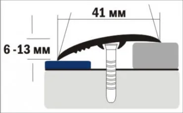 Profil pentru podea V4 L 135 Fag Inchis   thumb-image