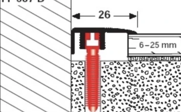 Profil pentru podea PF 587 D sand 270 thumb-image