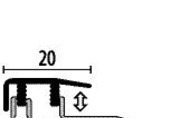 Floor profile PF 577 V F9 sand 270 thumb-image