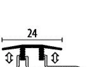 Profil pentru podea PF 578 V sand 270 thumb-image