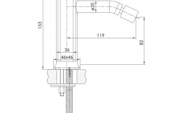 Toaleta ZMK071901070 IMPRESE Robinet pentru bideu thumb-image