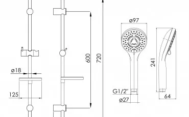 Bathroom 21081 IMPRESE Fauset kit thumb-image