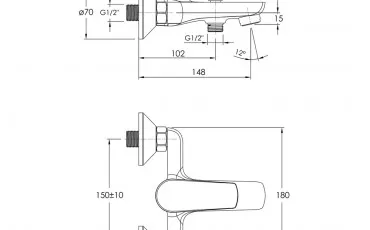 Baie f03208201 IMPRESE Robinet pentru baie thumb-image