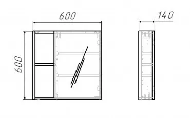 Baie JFU005-08WH  RJ Bathroom cabinet thumb-image