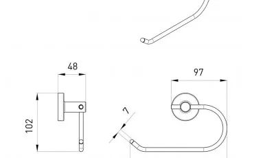 Toaleta 2535,240204 VOLLE Suport pentru hirtie igienica thumb-image