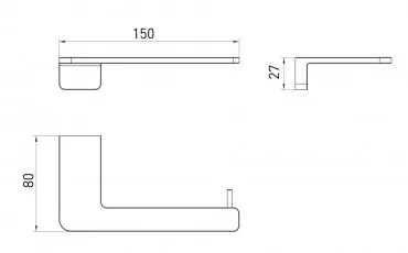 Toaleta 2510,240104 VOLLE Suport pentru hirtie igienica thumb-image