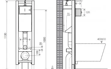 Toilet i8130 IMPRESE Instalations for Lavatory bowl thumb-image