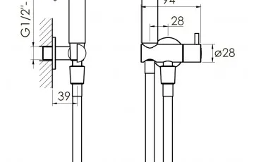 Toilet B704122 IMPRESE Hygienic set thumb-image