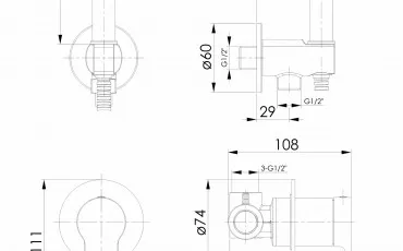 Toaleta 1521,160101 VOLLE Set igienic thumb-image