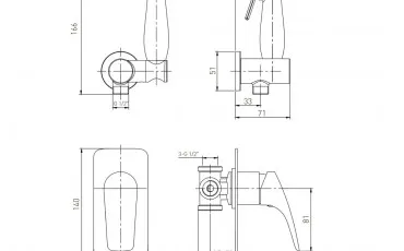 Toaleta 1525,160101 VOLLE Set igienic thumb-image