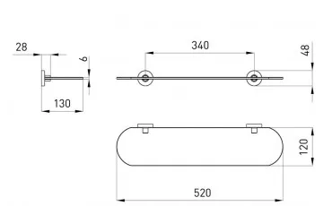 Baie 2535,270101 VOLLE Raft pentru baie thumb-image