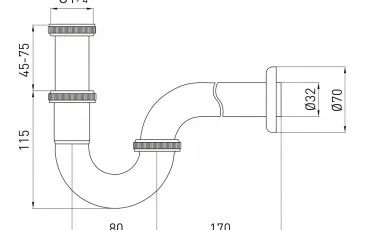 Bathroom 9000,094301 VOLLE Siphon thumb-image