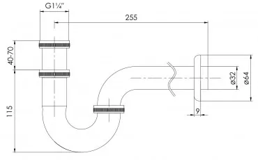 Bathroom SBP000000132 IMPRESE Siphon thumb-image