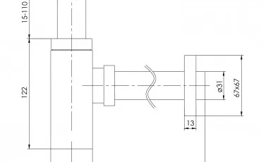 Bathroom SBS000000132 IMPRESE Siphon thumb-image