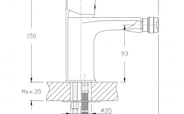 Toaleta 40350 IMPRESE Robinet pentru bideu thumb-image