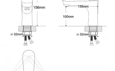 Baie RBZ074-1 RJ Robinet pentru lavuar thumb-image