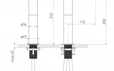 Baie 1512,011301 VOLLE Robinet pentru lavuar thumb-image