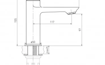 Baie 1521,010104 VOLLE Robinet pentru lavuar thumb-image