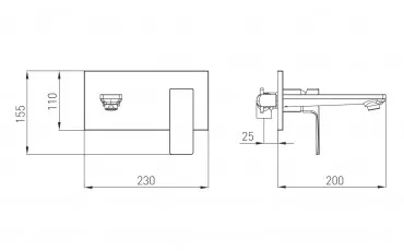 Bathroom 1511,010301 VOLLE Fauset for wash basin thumb-image