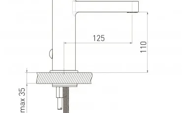 Baie 1537,010126 VOLLE Robinet pentru lavuar thumb-image