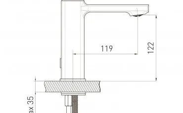 Baie 1538,010101 VOLLE Robinet pentru lavuar thumb-image