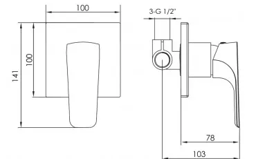 Dus VR-15320(Z) IMPRESE Robinet pentru dus thumb-image