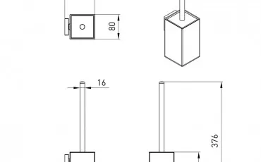 Toilet 2536,250201 VOLLE Toilet brush thumb-image