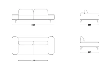 Sofas / Corner Sofas Sofa Cenevre thumb-image