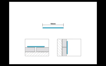 Profil pentru pl&#259;ci ceramice PEBL-0110 Banda din otel thumb-image