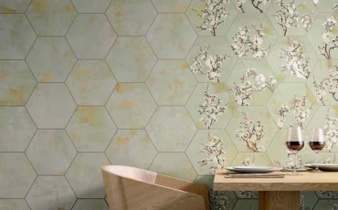 Ceramic tile MOOD GREEN DECOR HEXAGON 0,25*0,29*0,1 Spain thumb-image