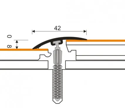 Profil pentru podea D-P0200-2E-100  Stejar image