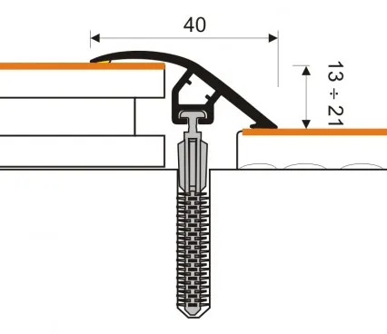 Profil pentru podea D-PS400-0E-200  Fag image