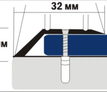 Profil pentru podea C2 NE 270  Argint   image