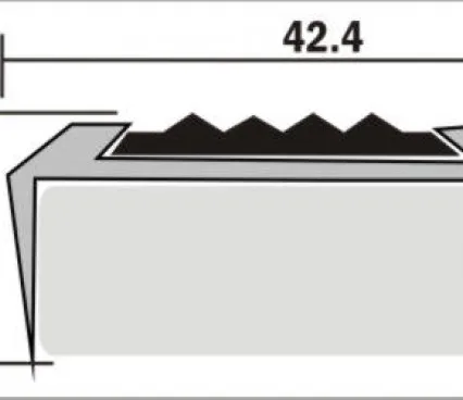 Profil pentru podea D01 RE 180  Bronz image