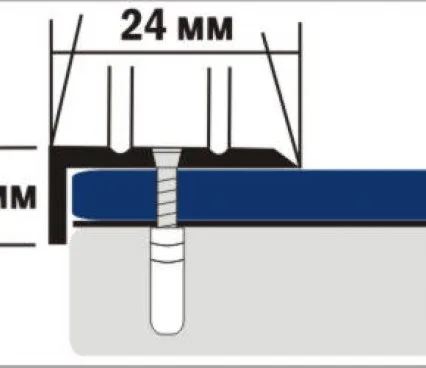 Profil pentru podea D1 NE 180  Argint   image