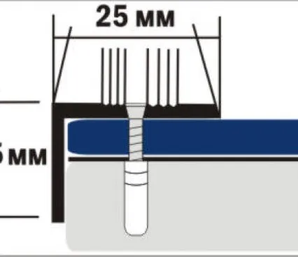 Profil pentru podea D9 NE 180  Argint   image