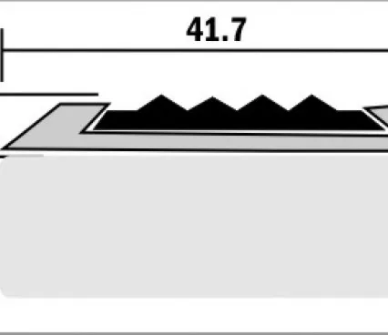 Profil pentru podea D15 NE 270  Argint   image