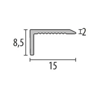 Напольный профиль PF 238 N/SK silver 270 image