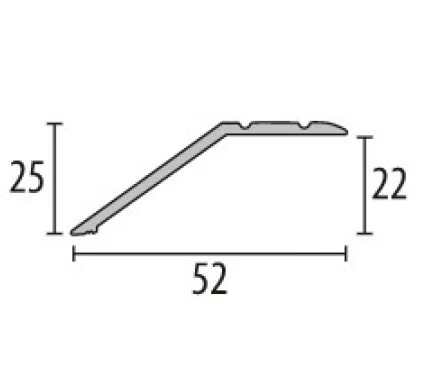 Напольный профиль PF 245 SK black 270  image