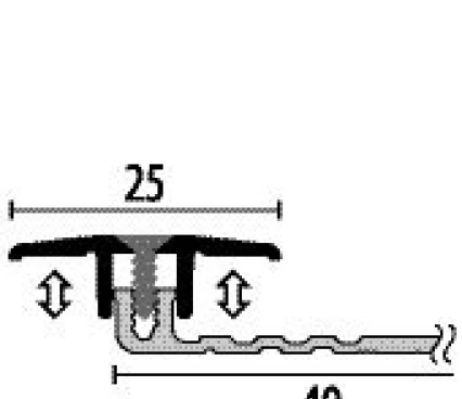 Floor profile PF 378 V sand 90 image