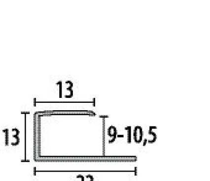 Напольный профиль PF 012 F16 Edge Trim Profile image