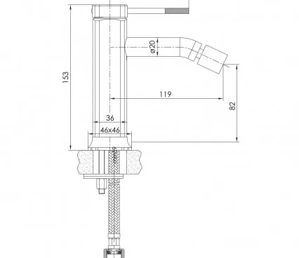 Toaleta ZMK071901070 IMPRESE Robinet pentru bideu image