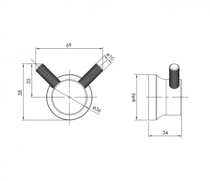 Accesorii ZMK081906210 IMPRESE Cârlig de baie image