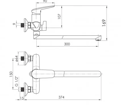 Baie 35030 IMPRESE Robinet pentru baie image