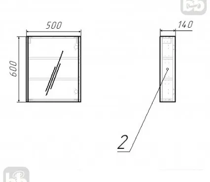 Bathroom JFU005-07WH  RJ Bathroom cabinet image