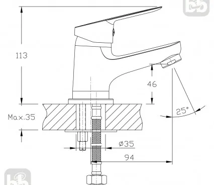 Baie RBZ020-1 RJ Robinet pentru lavuar image